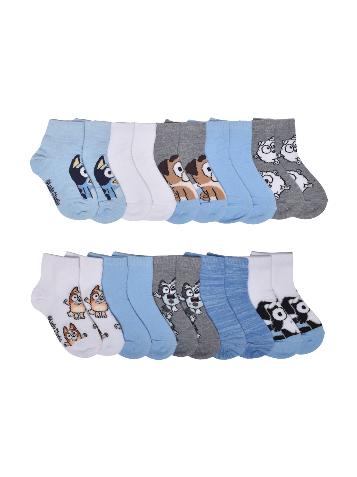 Character Toddler Ankle Socks, 10-Pack, Sizes 12M-5T