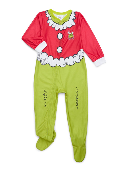Character Toddler Christmas Fleece One-Piece Sleeper, Sizes 12M-5T
