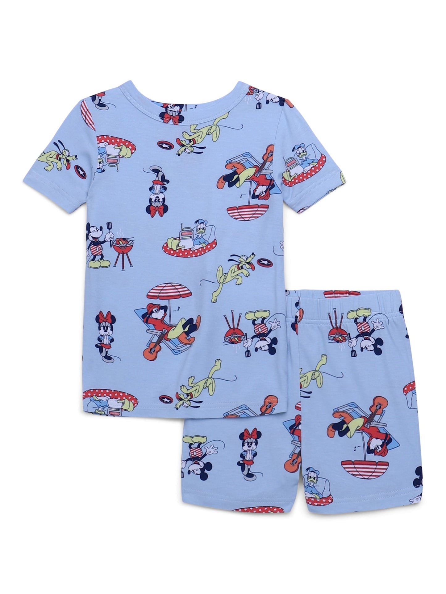 Character Toddler Tee and Shorts Viscose Pajama Set, 2-Piece, Sizes 12M-5T