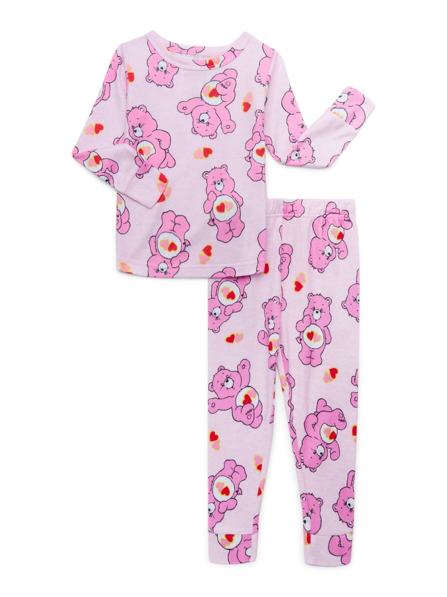 Character Toddler Unisex Valentine's Day Pajama Set, 2-Piece, Sizes 12M-5T