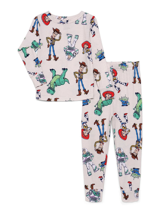 Character Toddler Viscose Unisex 2-Piece Pajama Set, Sizes 12M-5T