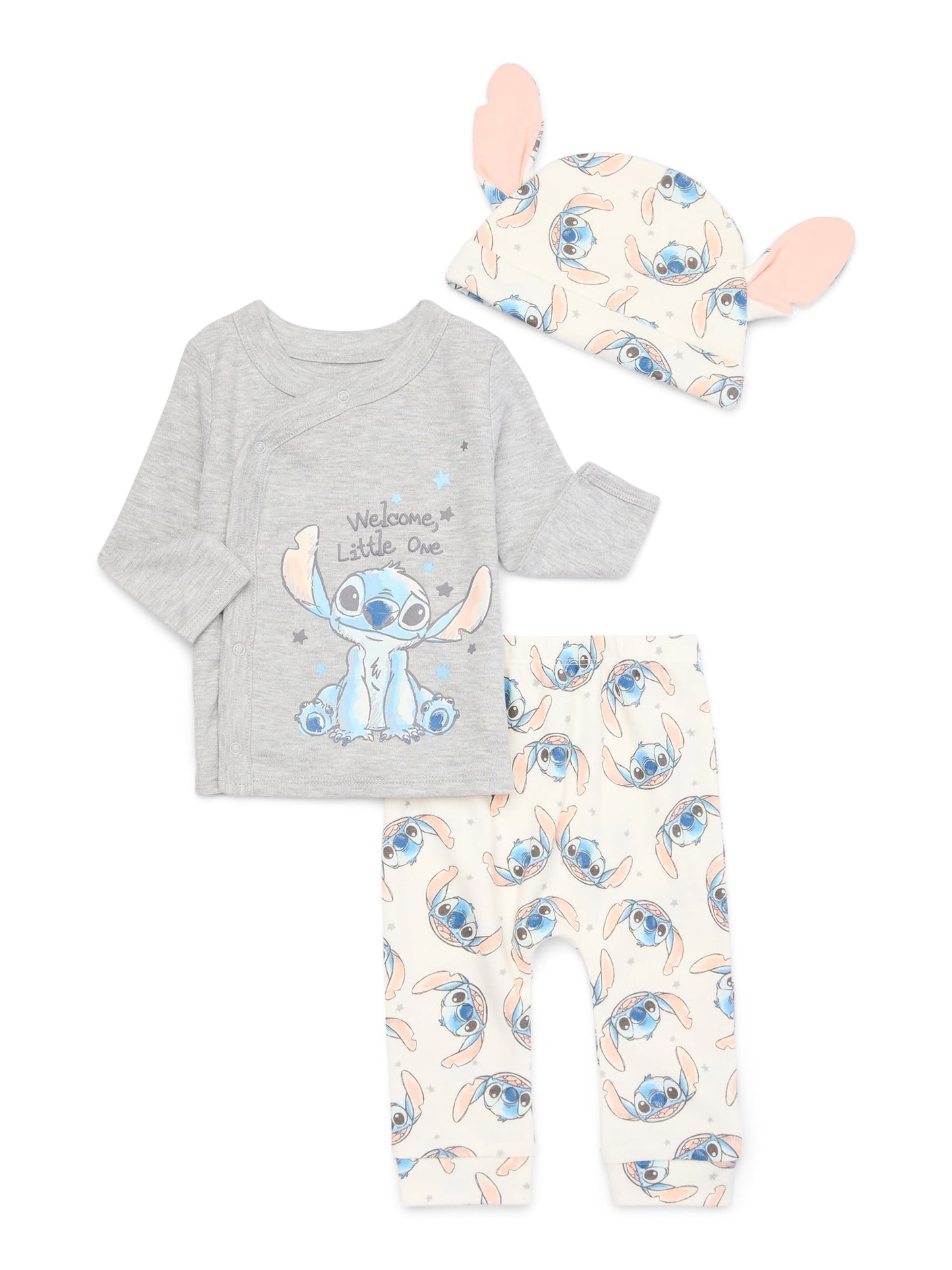 Disney Baby Wishes + Dreams Character Baby Take Me Home Set, 3-Piece, Sizes Preemie-9 Months