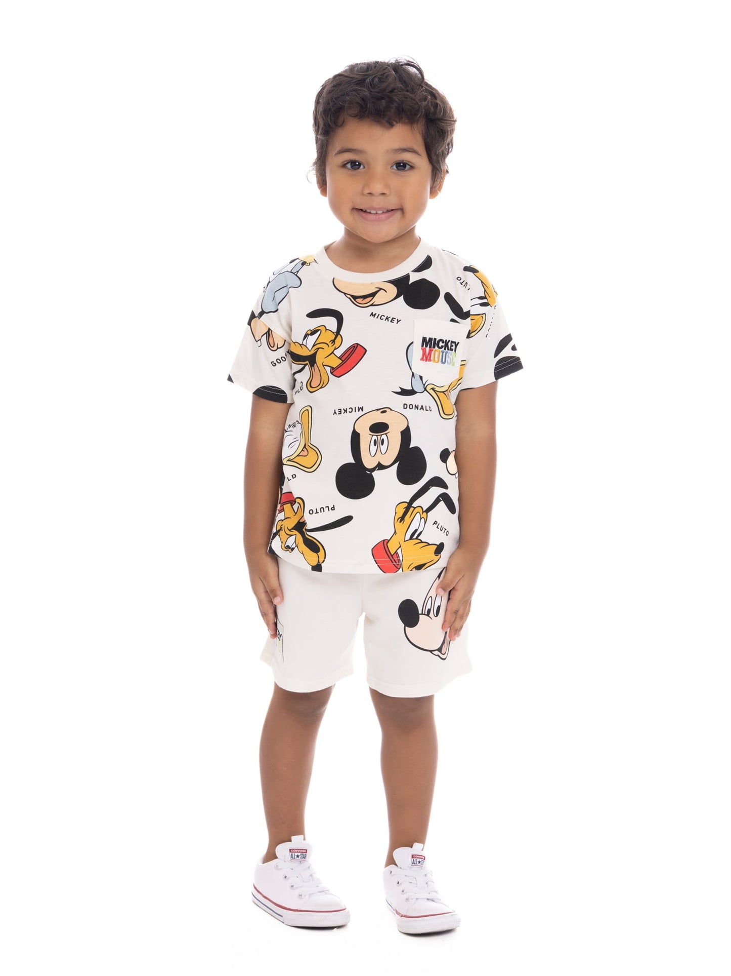 Bluey Toddler Graphic Tee and Shorts Set, 2-Piece, Sizes 12M-5T