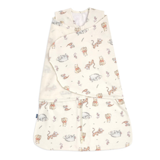 Disney x HALO® Sleepsack® Swaddle Cotton, Winnie the Pooh, Multicolor, Unisex, Infant, Newborn, 0-3 Months