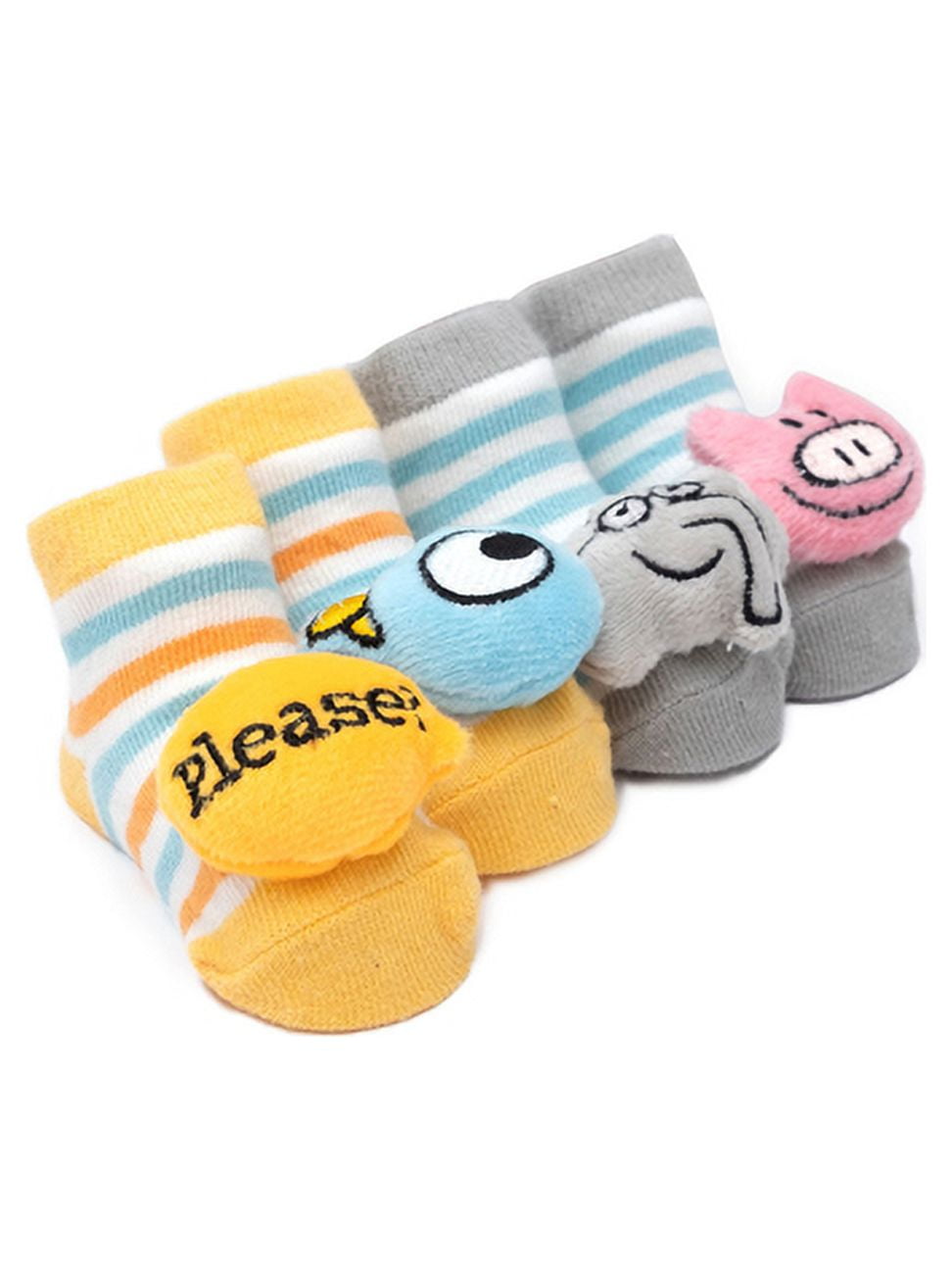 Mo Willems Baby Rattle Socks (2-pack)