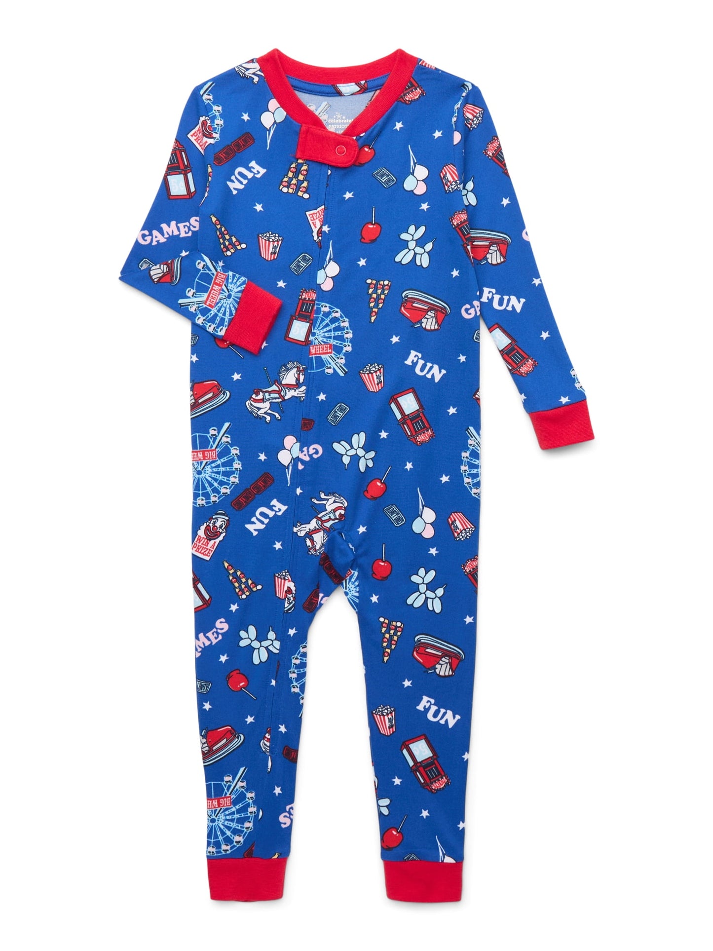 Summer Women's Americana Matching Family Sleepwear Top and Shorts Pajama Set from Way to Celebrate, 2-Piece, Sizes S-3X