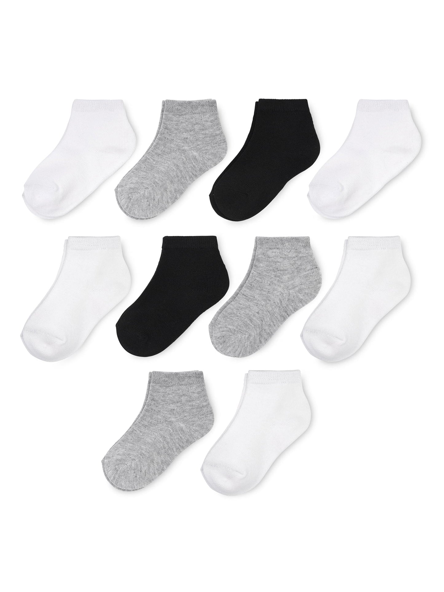 Wonder Nation Boys Ankle Socks, 10 Pack, Size 0M- 5T