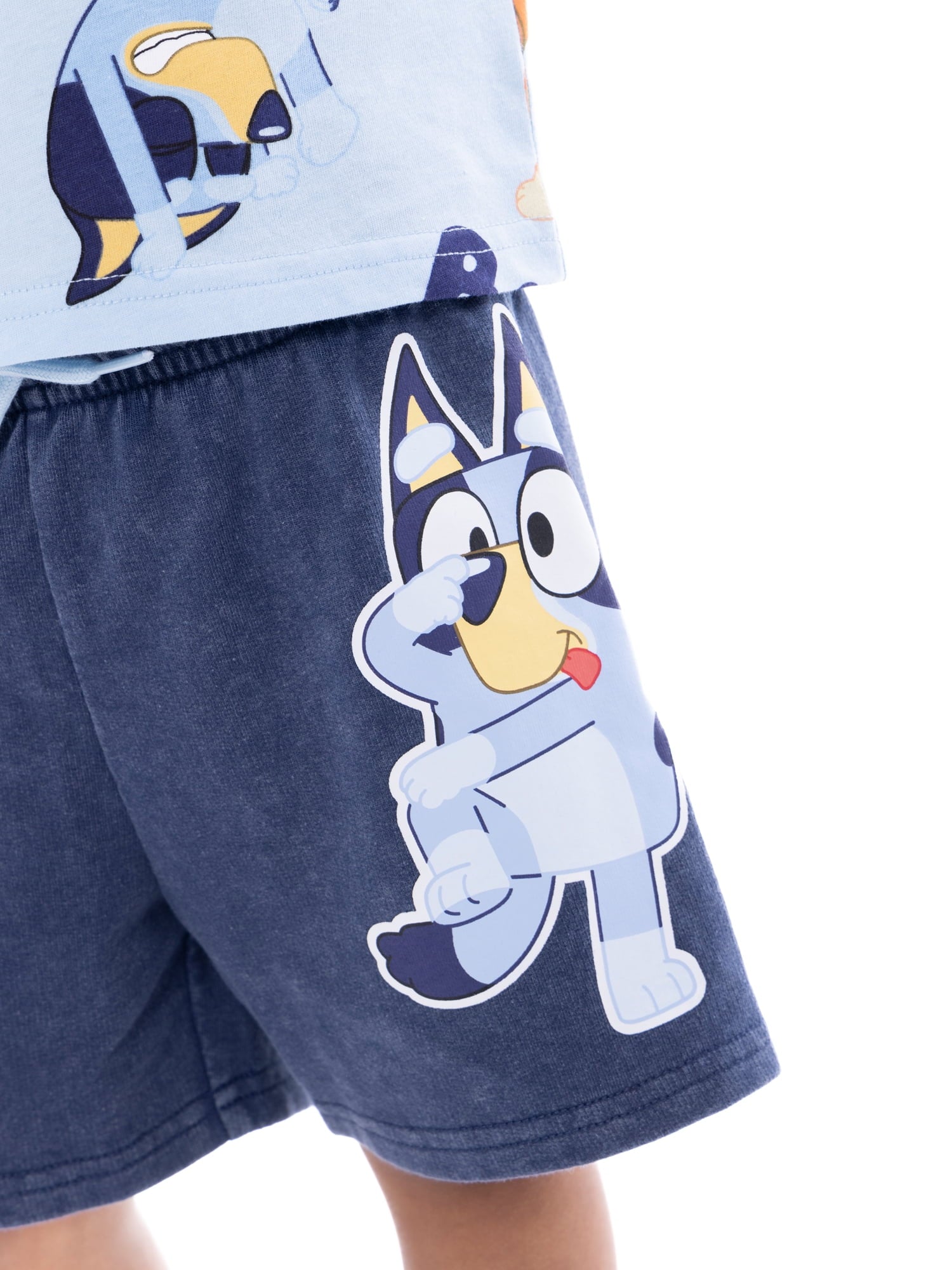 Bluey Toddler Graphic Tee and Shorts Set, 2-Piece, Sizes 12M-5T
