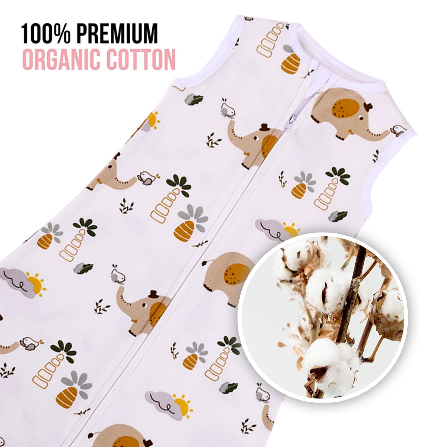 Sweet Baba 3 Pack Baby Boy Sleeping Bag Sack 0-6 Months - Lightweight 100% Cotton 2-Way Zipper TOG 0.5 Infant Wearable Blanket, Newborn Essentials Toddler Sleep Clothes