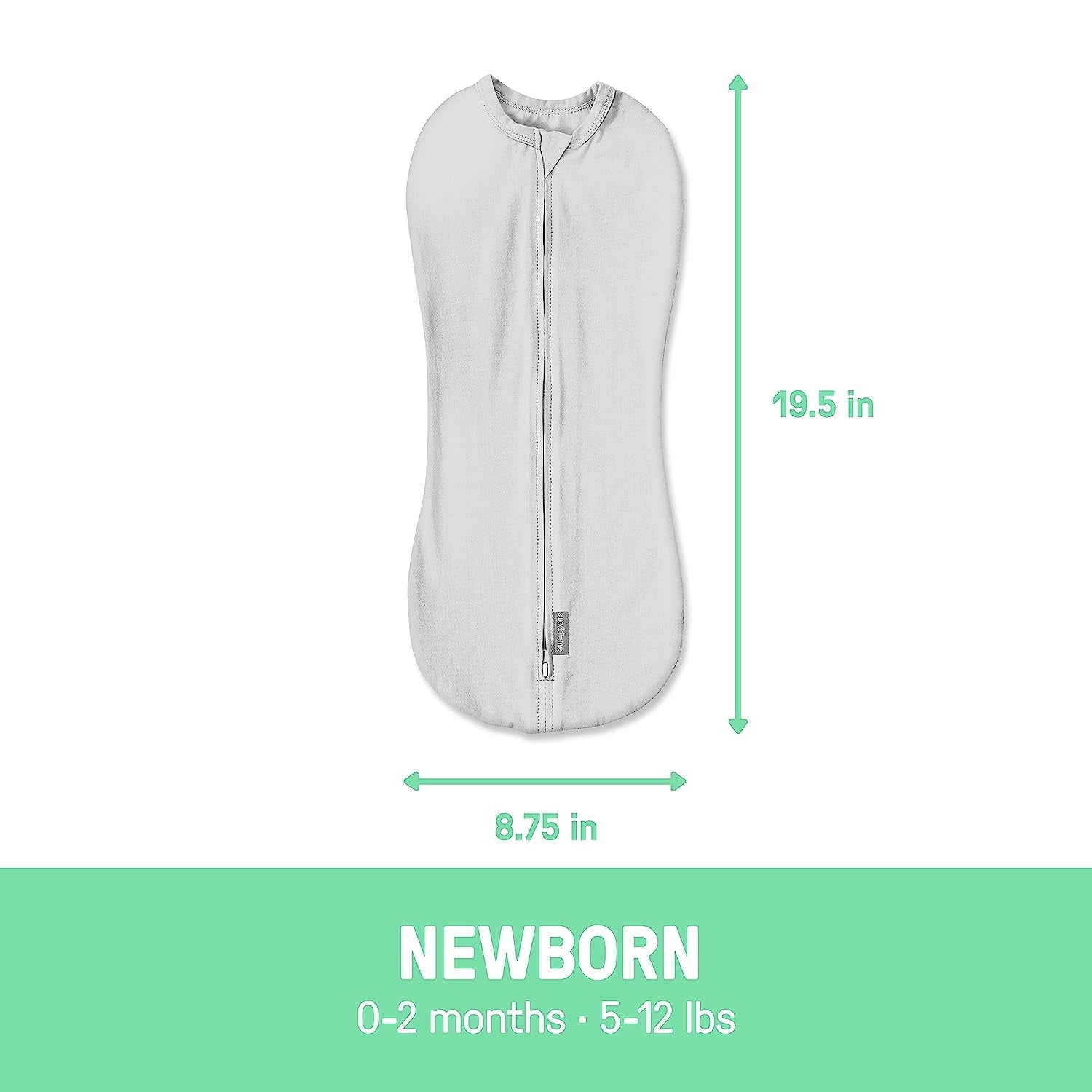 SwaddleMe by Ingenuity Pod - Size Small/Medium, 0-3 Months, 2-Pack (I Heart You)