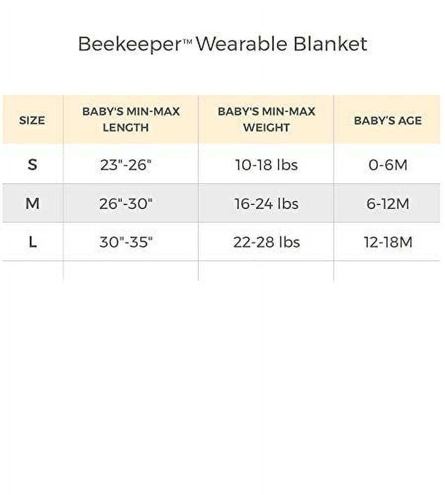 Burt's Bees Baby Beekeeper Size 0-6M Rosy Spring Organic Cotton Wearable Blanket
