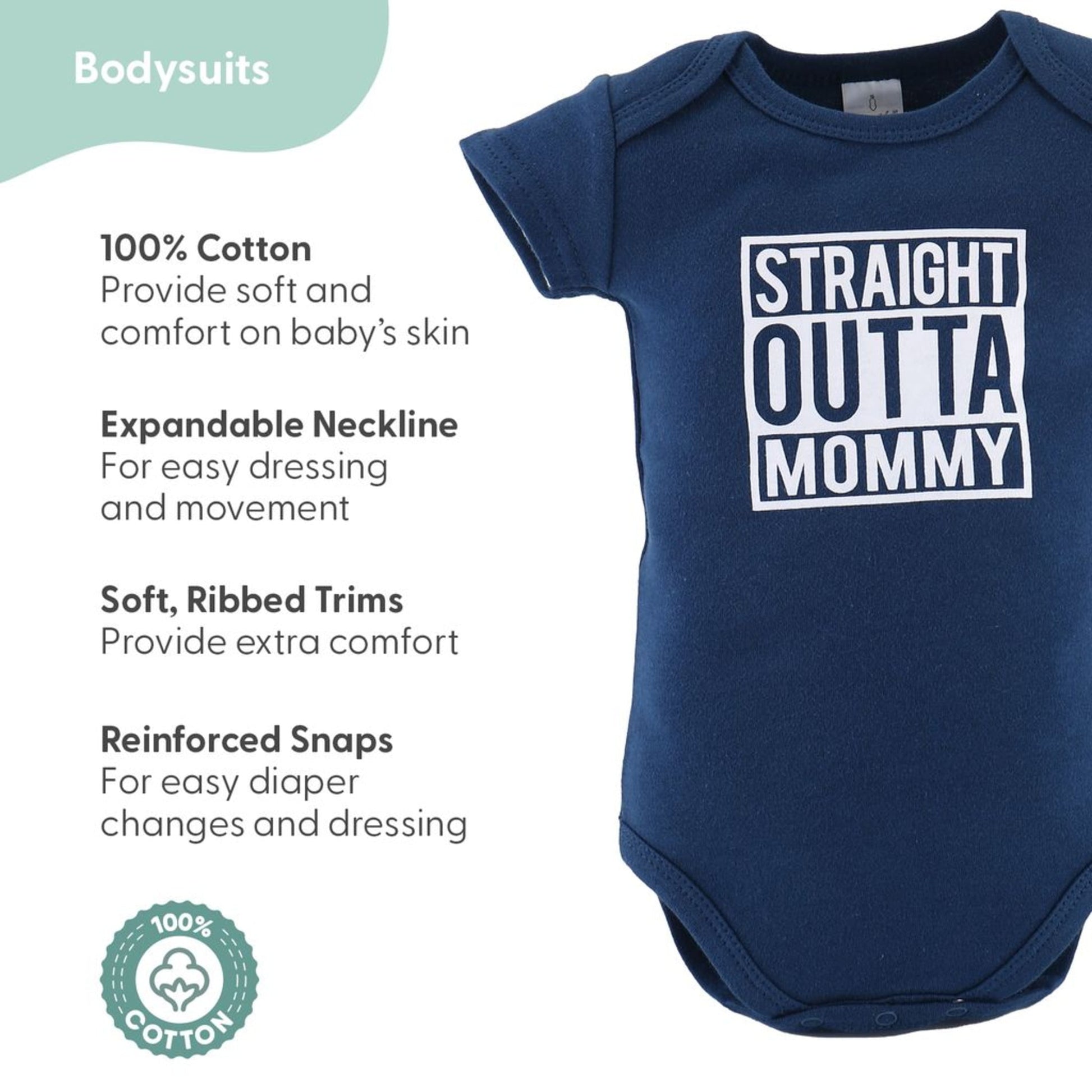 The Peanutshell Newborn Baby Layette Gift Set for Boys, Shower Gift Essentials, Blue Camo