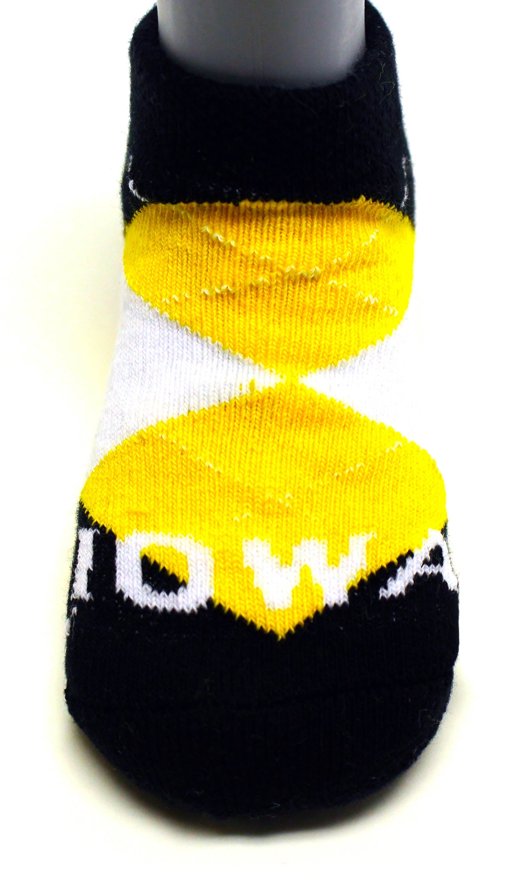 Iowa Hawkeye Baby Argyle No Show Sock - Donegal Bay - Unisex - Infant - No-Show
