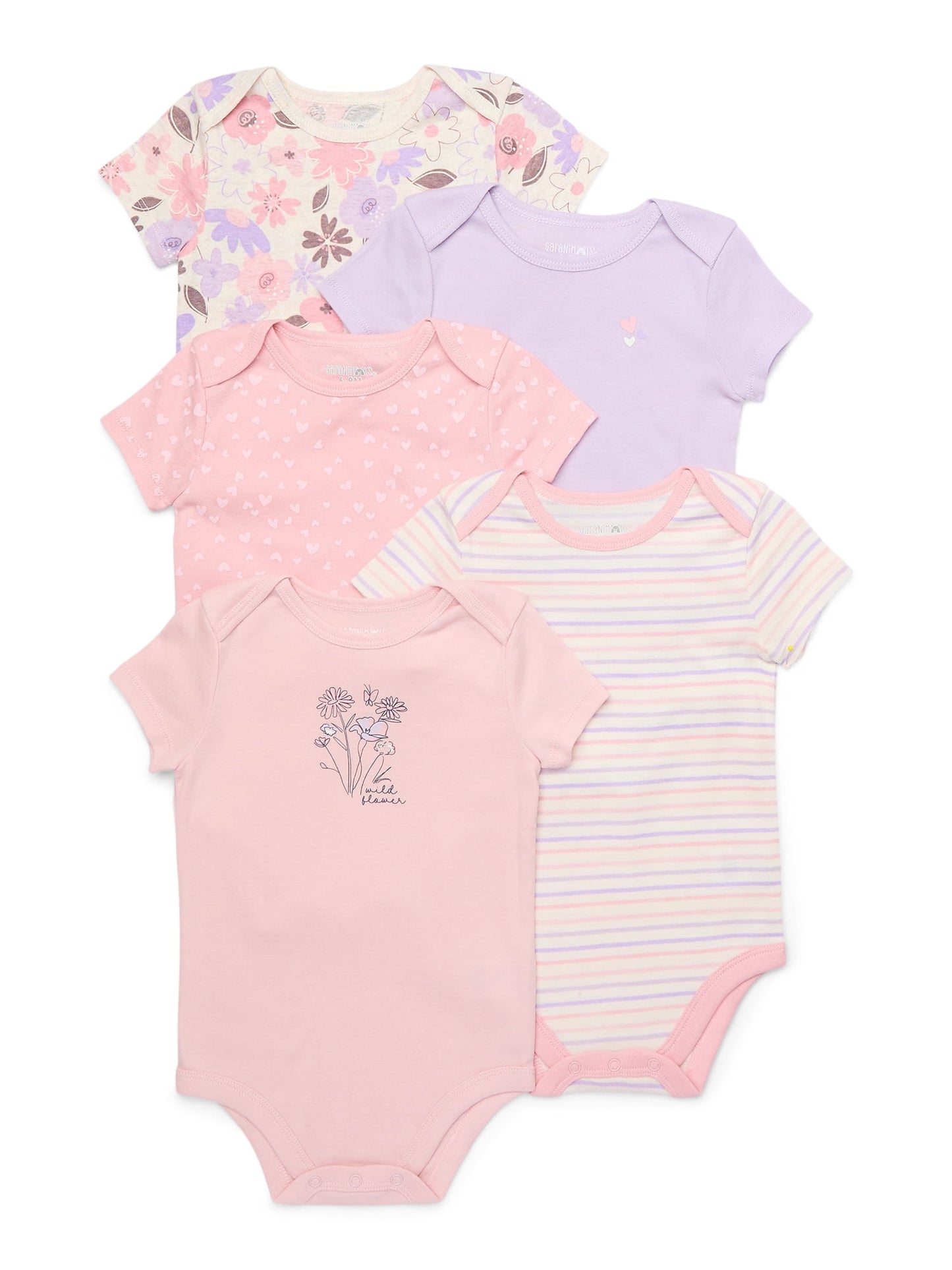 Garanimals Newborn Baby Girl Shower Gift Set, Floral Multi, 9 Months, 20-Piece