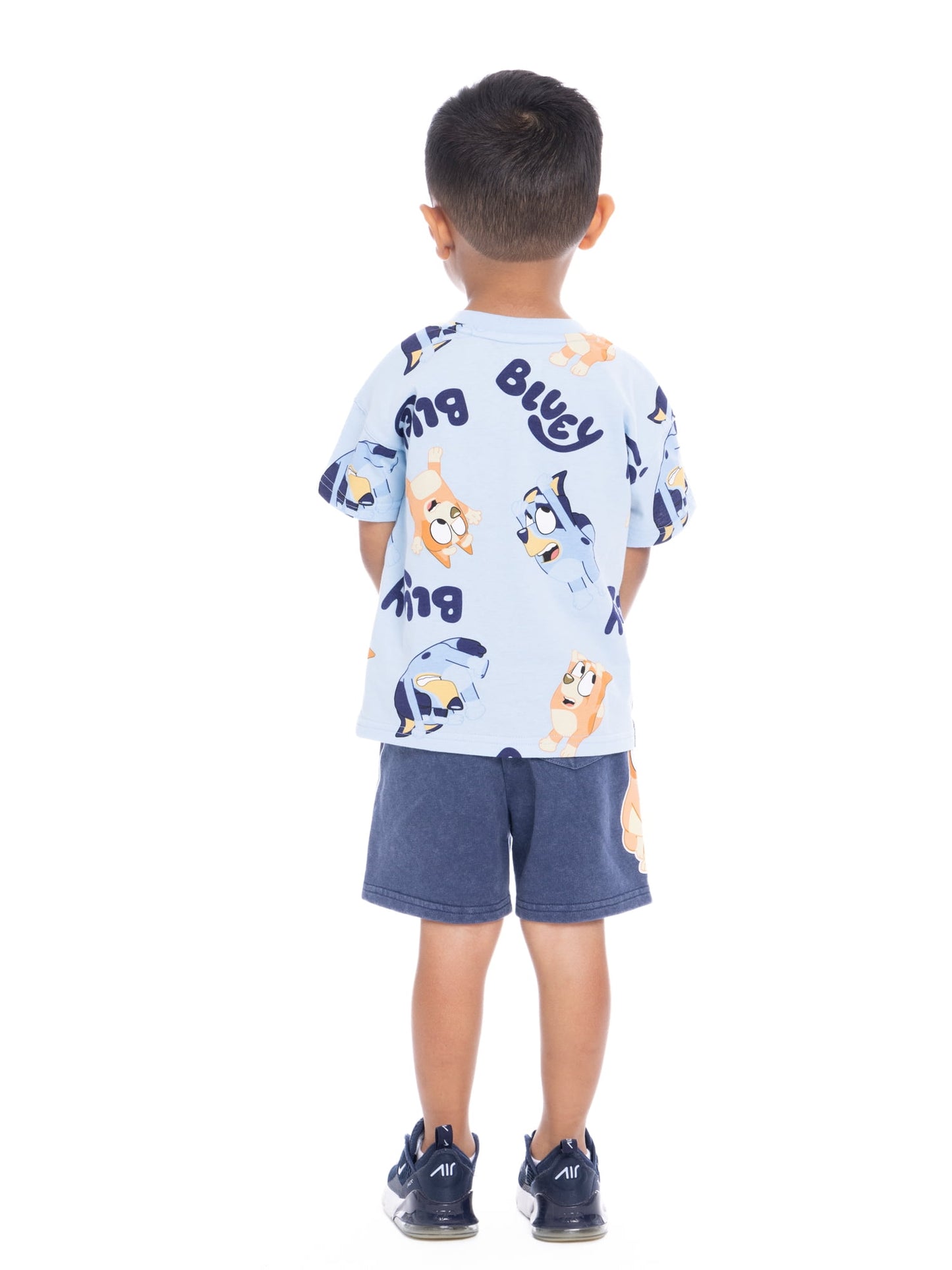 Bluey Toddler Graphic Tee and Shorts Set, 2-Piece, Sizes 12M-5T