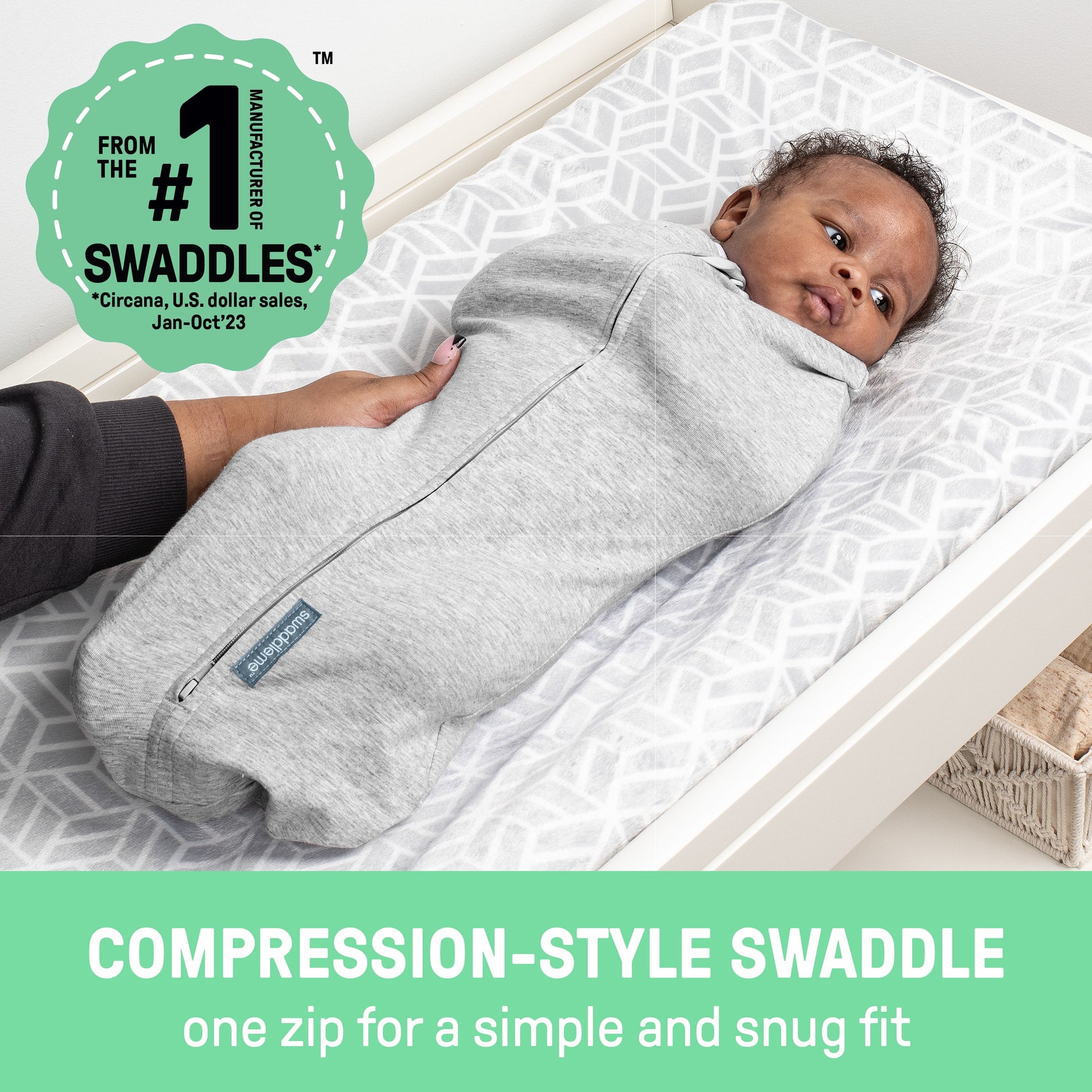 SwaddleMe by Ingenuity Pod - Dino Jam