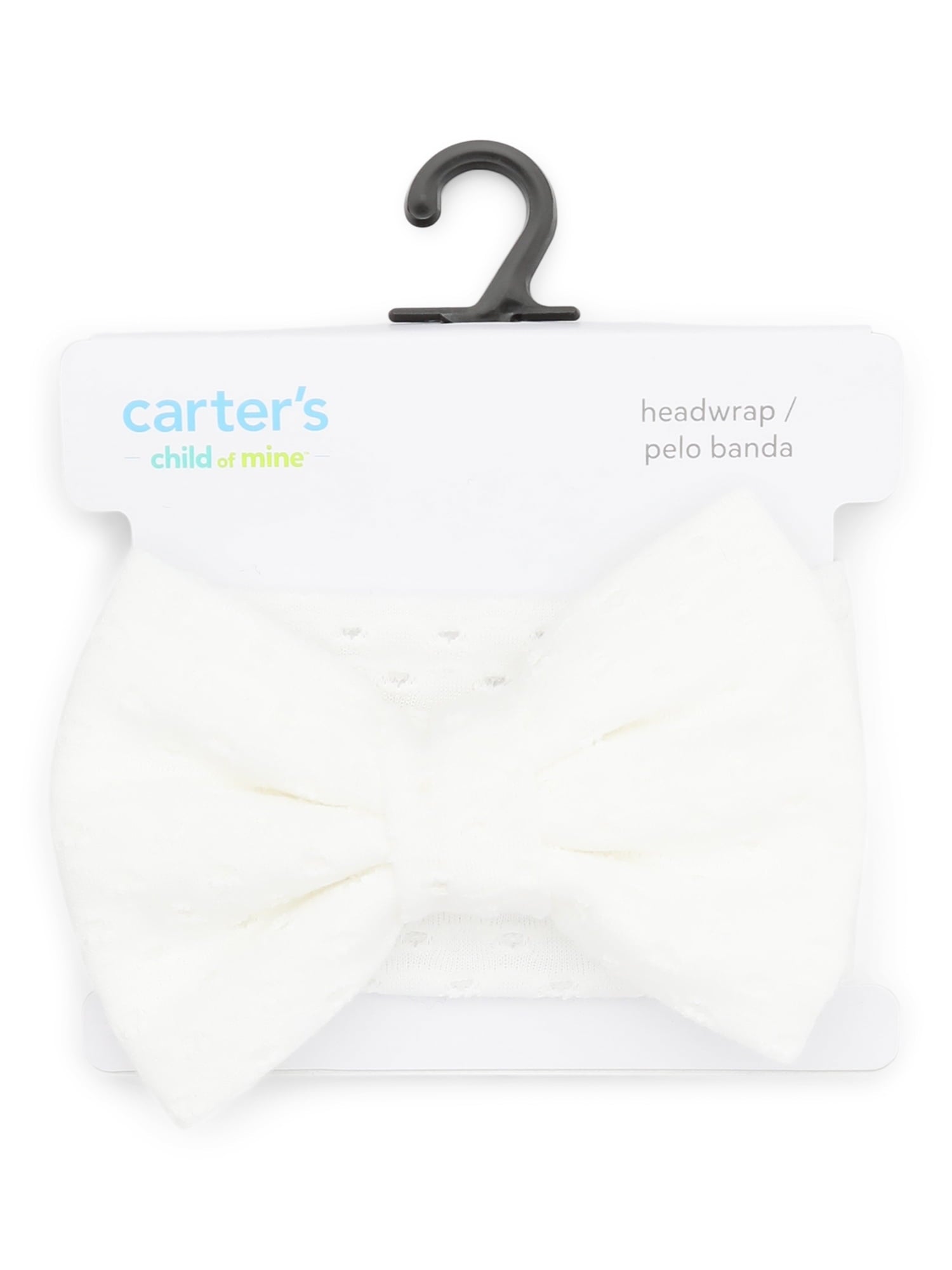 Carter's Child of Mine Newborn and Baby Girls Eyelet Bow Head Wrap